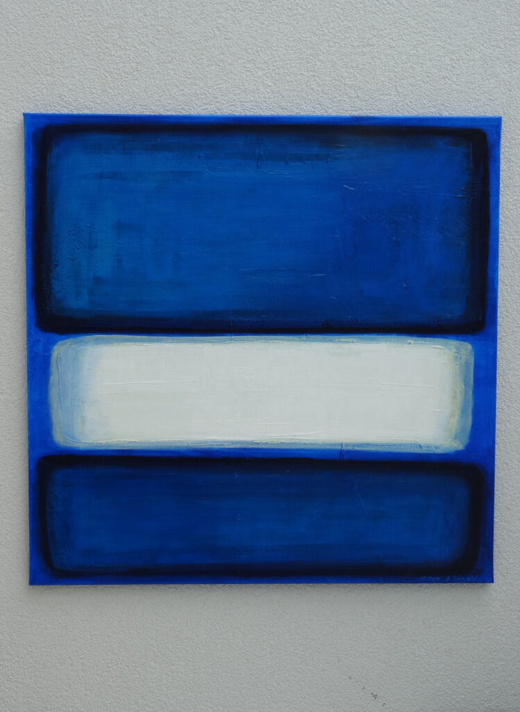 Lisboa blue / Acryl auf Keilrahmen (97 x 97cm) Mai 2016