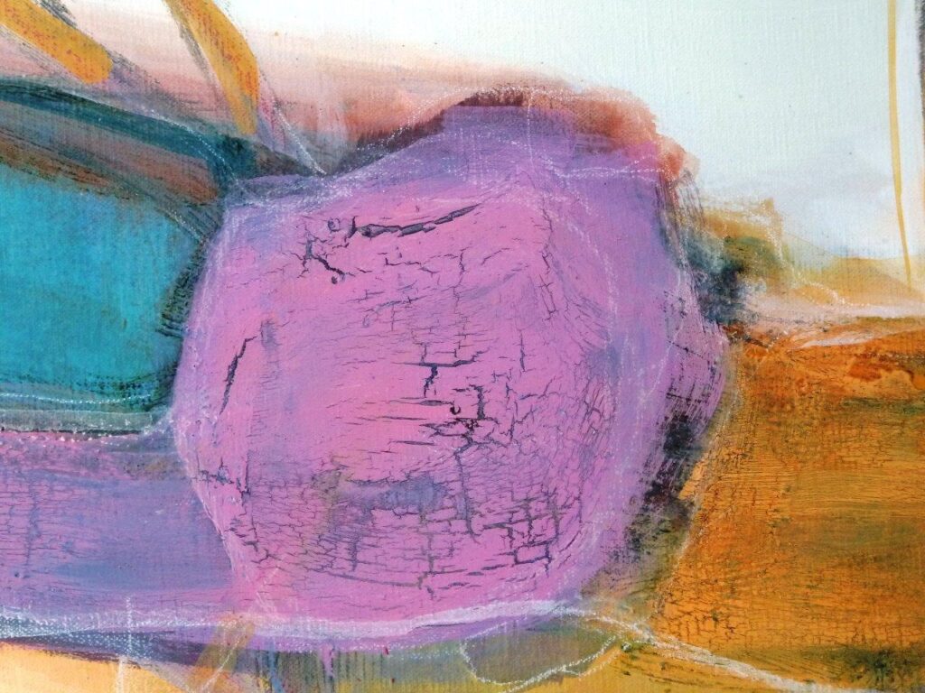 das veraltete Pink, Acryl, 60 x 80 cm (verkauft)