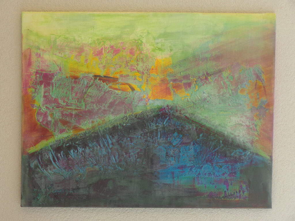 Wilde Bergen, Acryl, 70 x 90 cm, 550 sFr.